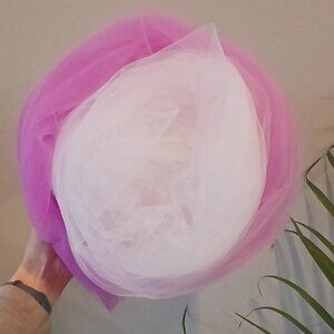 New Ombre Wedding Veil Fushia Puple Pink